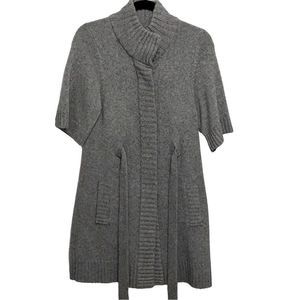 Banana republic long grey cardigan sweater size small